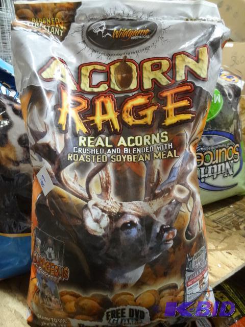 lot 197 image: New bag of ACORN Rage real acorns crushed and...