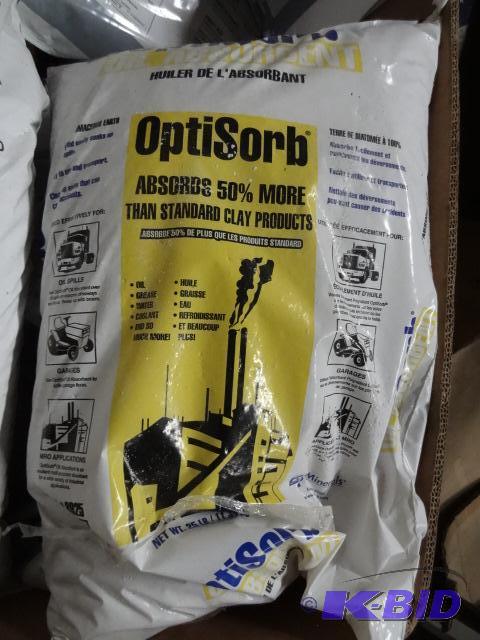 lot 211 image: New qty 2 bags of optizorb oil absorbent. Abs...
