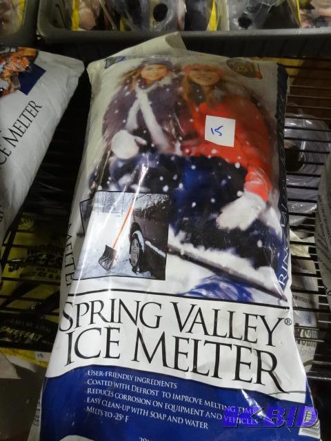 lot 22 image: New qty 1 bag of ice melt. Spring Valley bran...
