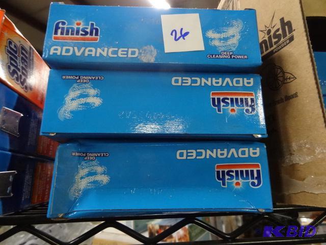 lot 26 image: New quantity 3 boxes of finish brand advanced...