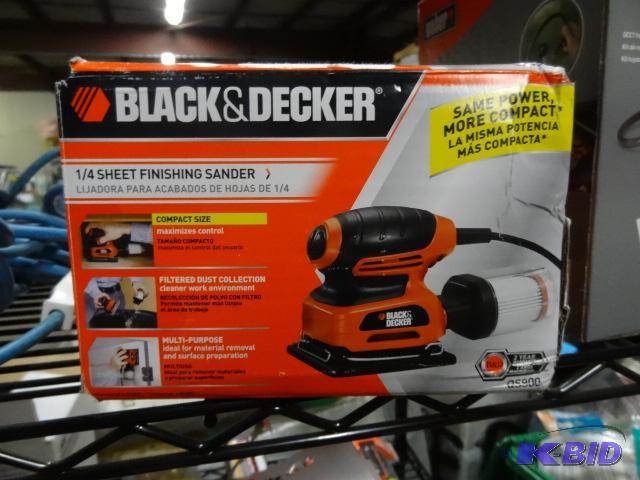 lot 283 image: New Black and Decker quarter sheet finishing ...