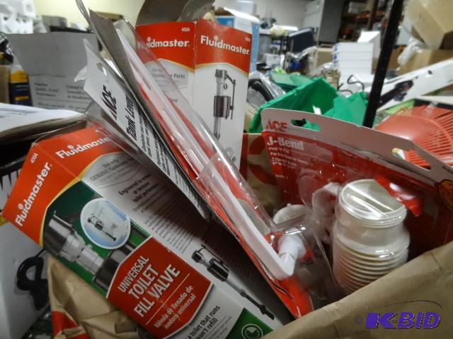 lot 289 image: New large lot of bathroom plumbing repair par...
