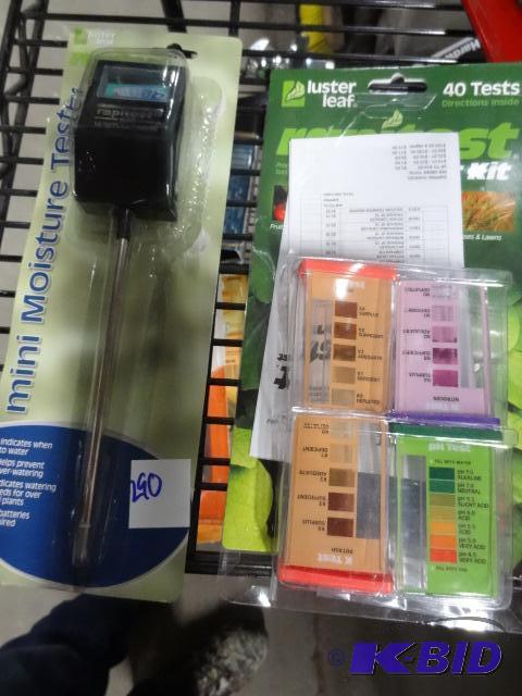 lot 290 image: New 2-piece garden Wat. Includes mini moistur...