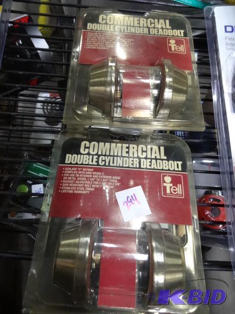 lot 294 image: New Two Piece commercial double cylinder dead...