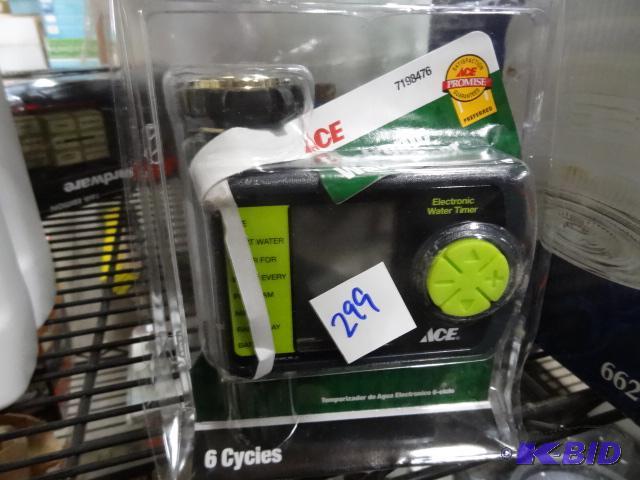 lot 299 image: New ASAP brand electronic water timer. 6 cycl...