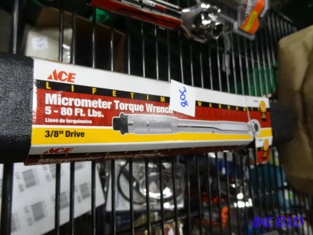 lot 308 image: New ace brand micrometer torque wrench. 5 - 8...