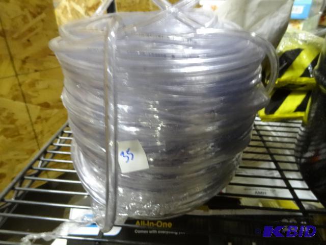 lot 35 image: New role estimated 100 feet of clear vinyl tu...