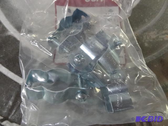 lot 87 image: new case of halex brand conduit hangers. Size...