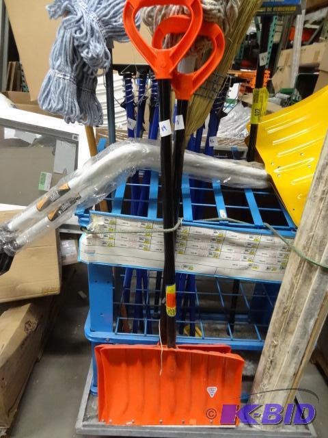 lot 89 image: New Bigfoot brand snow shovel. With large or...