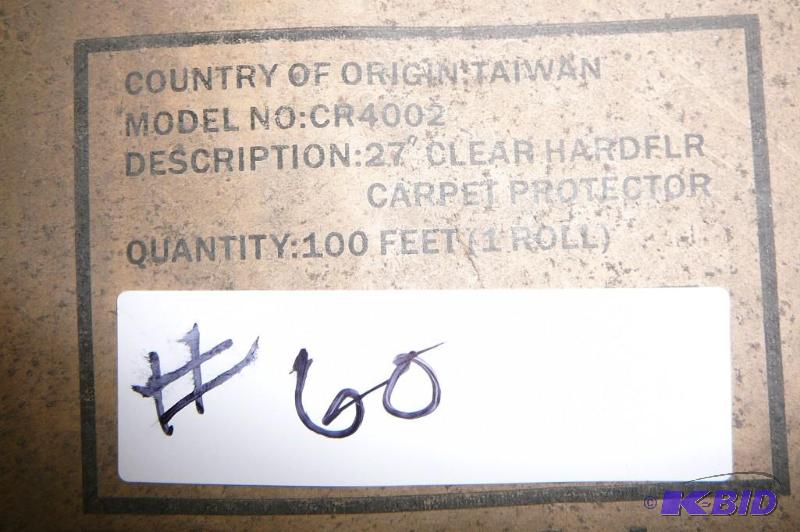 Clear Hard Floor Carpet Protector 27&quot x ...