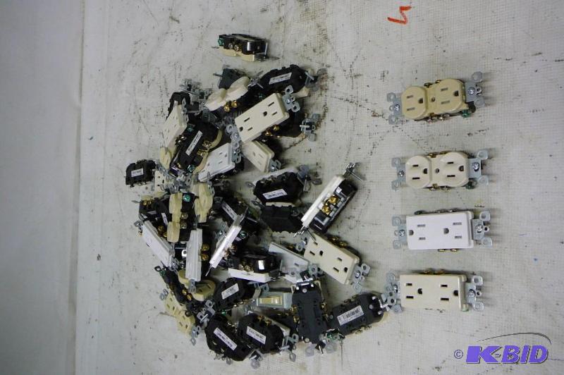 50 Electrical outlets Round &amp Square...