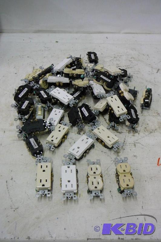 50 Electrical outlets Round &amp Square...