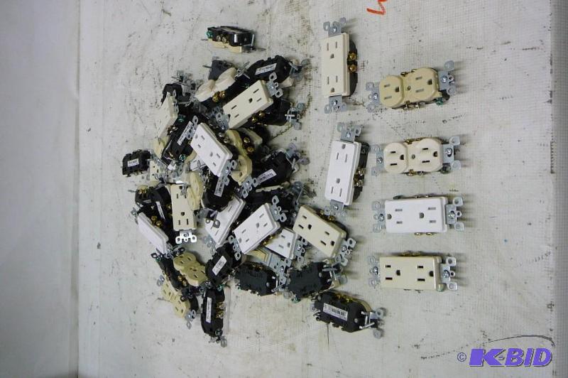 50 Electrical outlets Round &amp Square...