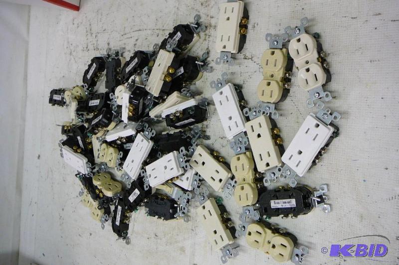 50 Electrical outlets Round &amp Square...