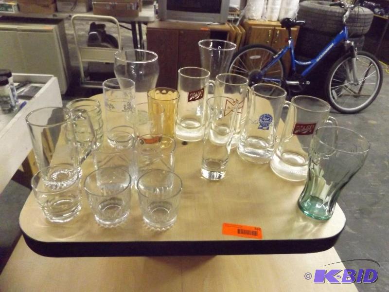 Lot of glasses, beer mugs and glasses.&nbsp ...
