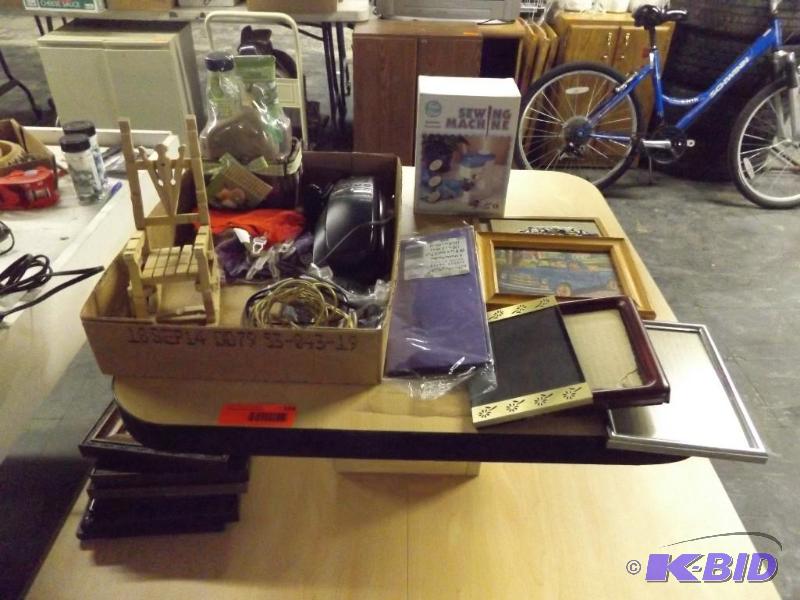 Lot of Misc Household items, picture frames, ...