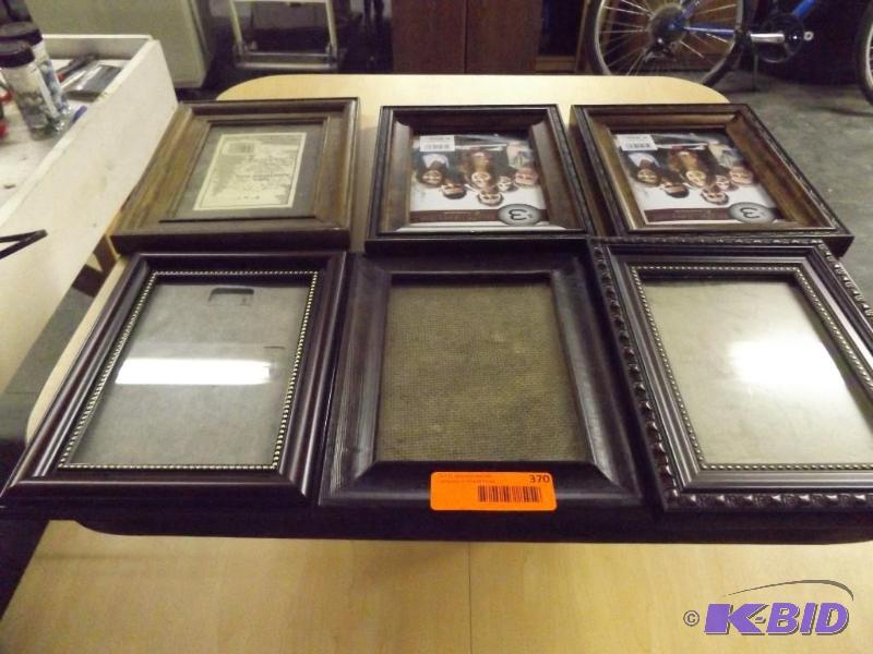 6 picture frames...