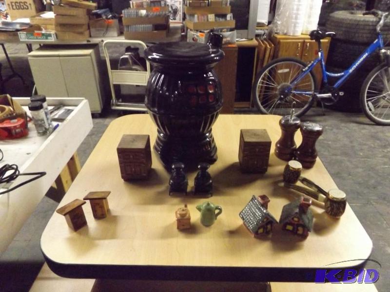 Salt and Pepper Shaker sets and cookie jar...