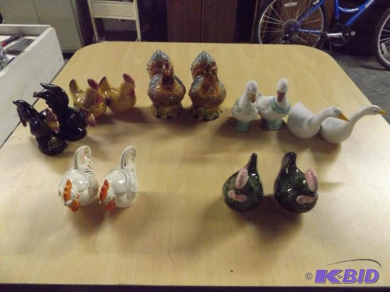 Salt and Pepper Shaker sets...