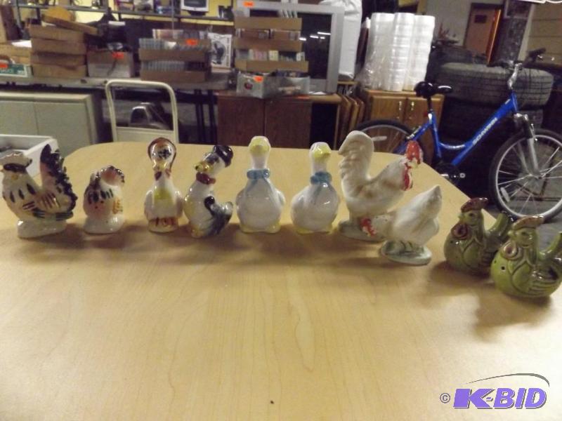 Salt and Pepper Shaker sets...