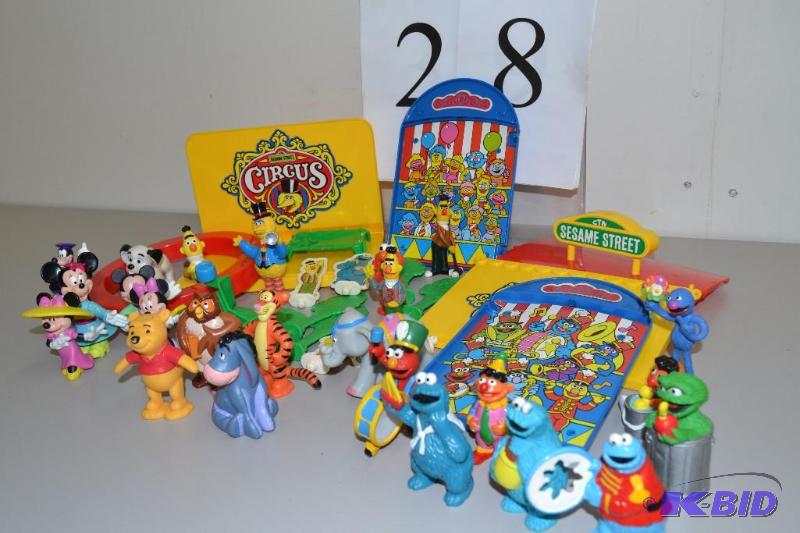 lot 28 image: Sesame Street & Disney toys