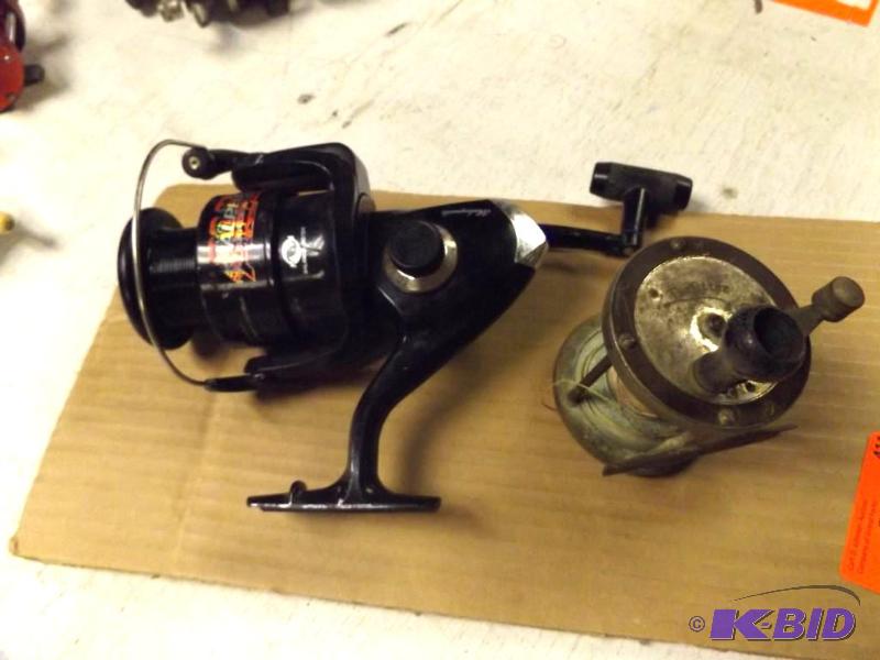 Two fishing Reels, one is a vintage &quotThe...