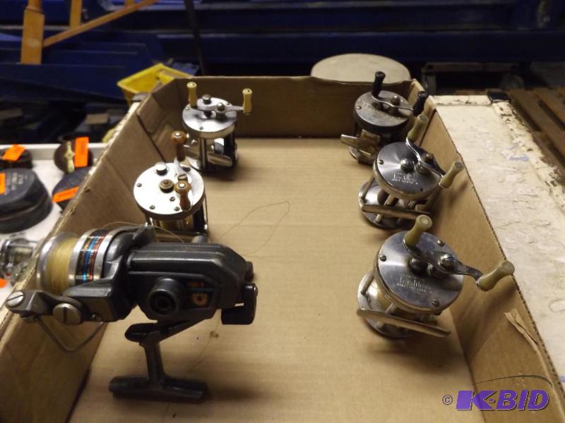 Lot of 6 fishing reels...