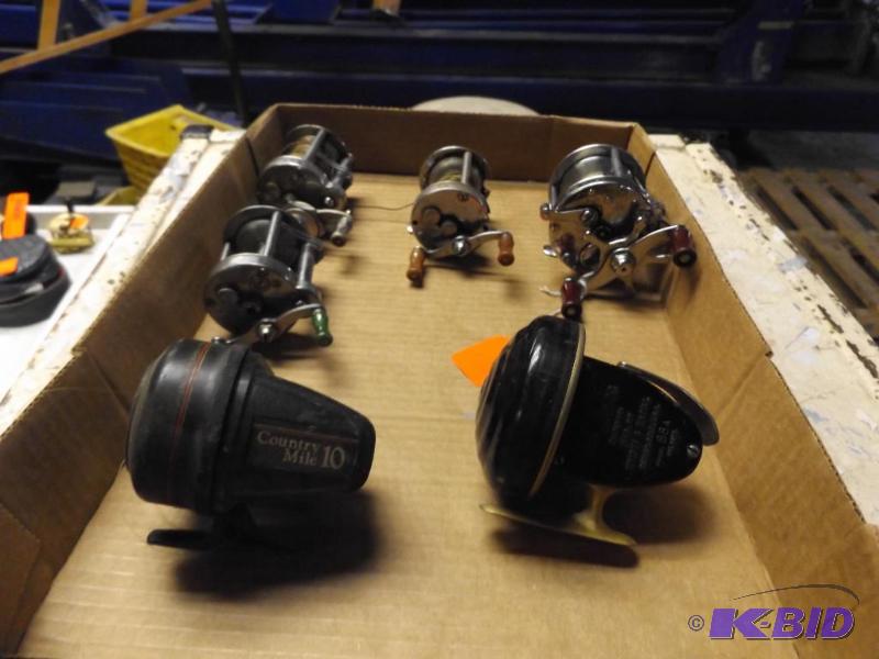 Lot of 6 fishing Reels...
