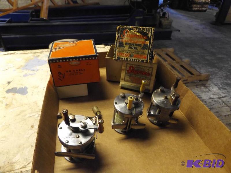 Lot of Three Fishing Reels and boxes...