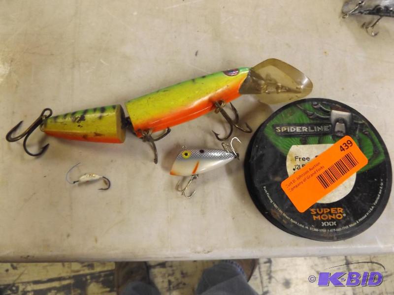 Lot of misc fishing lure items...