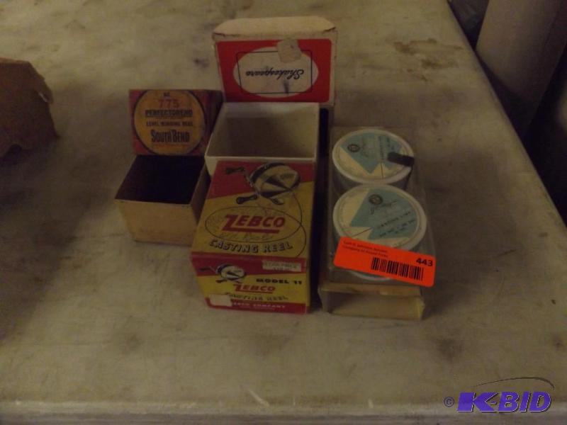 Reel Boxes and casting line...