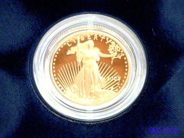 American Eagle 2003 $10 (ten dollar) gold pro...