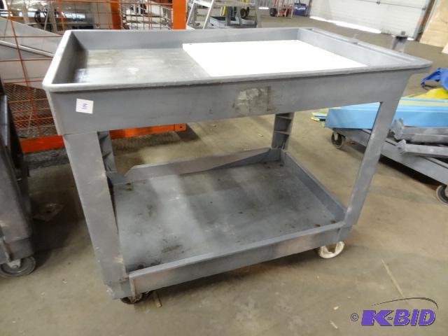 Rubbermaid Shop Cart. 4520, 26 X 40 X 32...