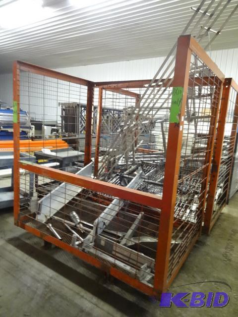 Large Storage Bin. All Metal. Grated Bottom. ...