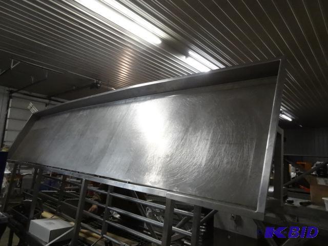 Stainless Angled Sorting Table. 159 X 60 Adju...
