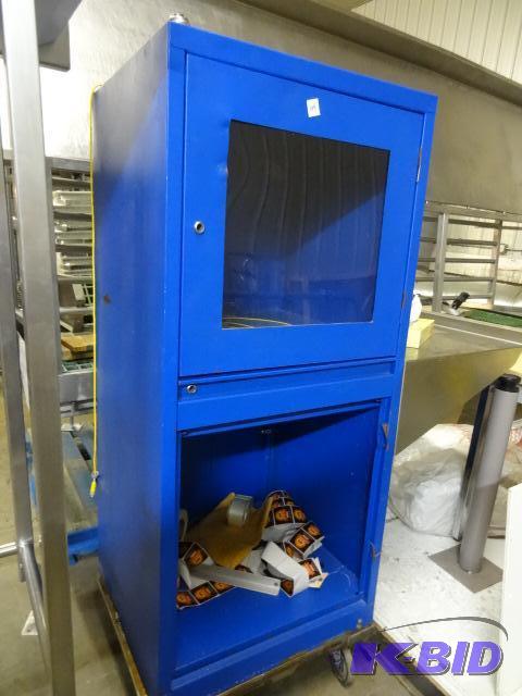 Enclosed Computer Cabinet for Dusty Areas. Si...