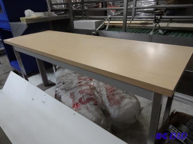 60 X 20 X 29 Metal Framed Table...