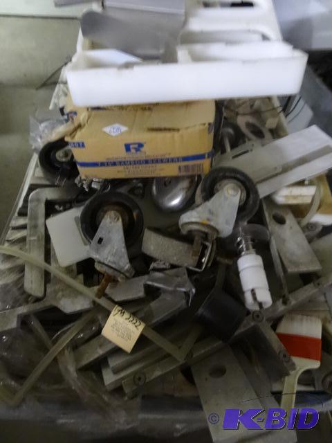 Cart Full of Misc. Parts. Stainless and Alumi...