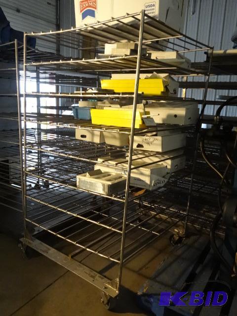 Stainless Rack on Wheels 40 X 40 X 70 No Cont...