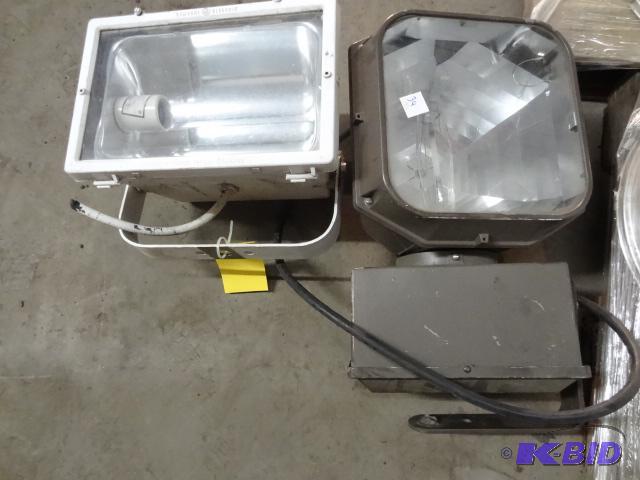 2 Outdoor Mercury Lights...