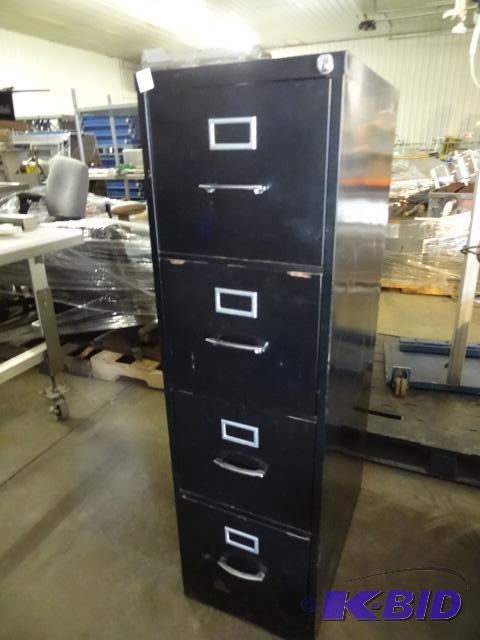 15&quot Metal 4 Drawer File Cabinet...