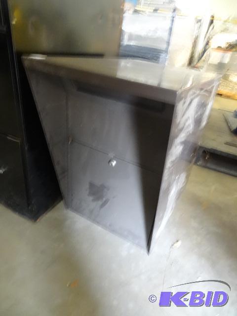 Metal Mail Drop Box. Locked. No Key 16 X 26 X...