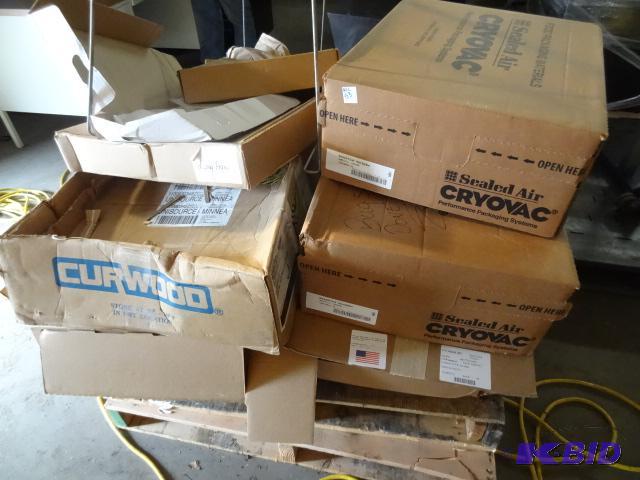Pallet of Misc Industrial Vacuum Bags. At lea...