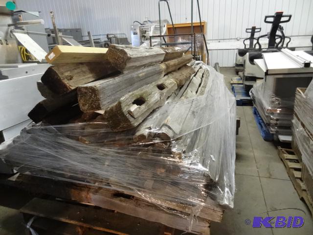Large Pile of Cedar Fence Posts and Rails. 34...