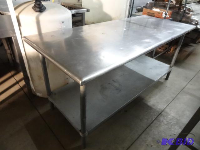 Stainless Prep Table 71 X 30 X 32...