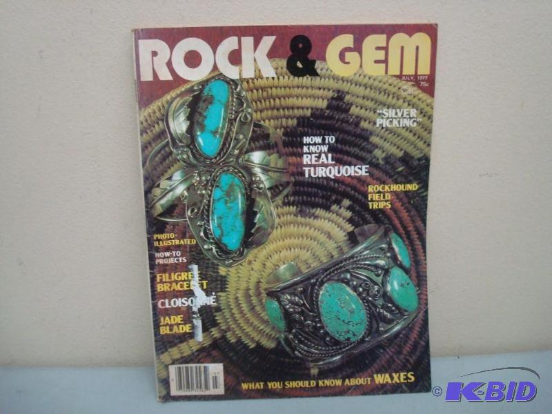 Vintage Rock &amp Gem Magazine, Some Wear, J...