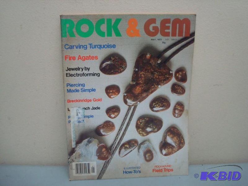 Vintage Rock &amp Gem Magazine, Some Wear, M...