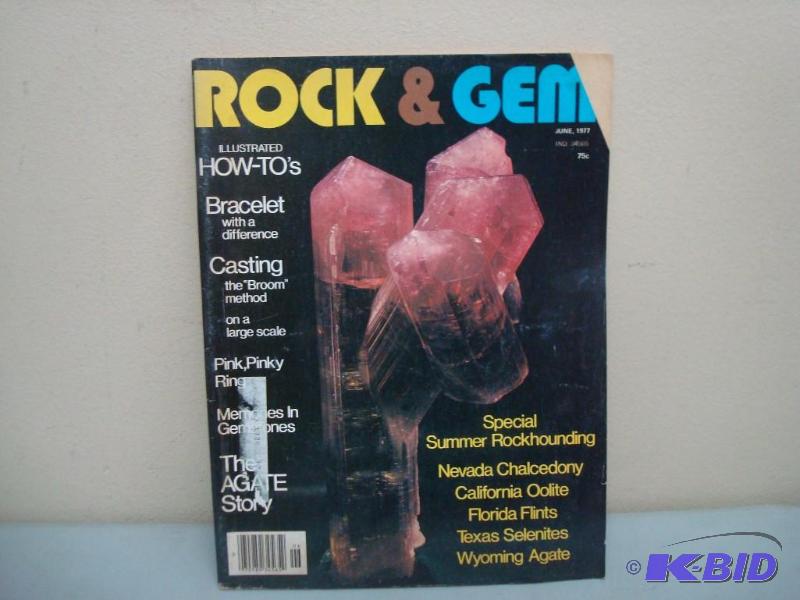 Vintage Rock &amp Gem Magazine, Some Wear, J...