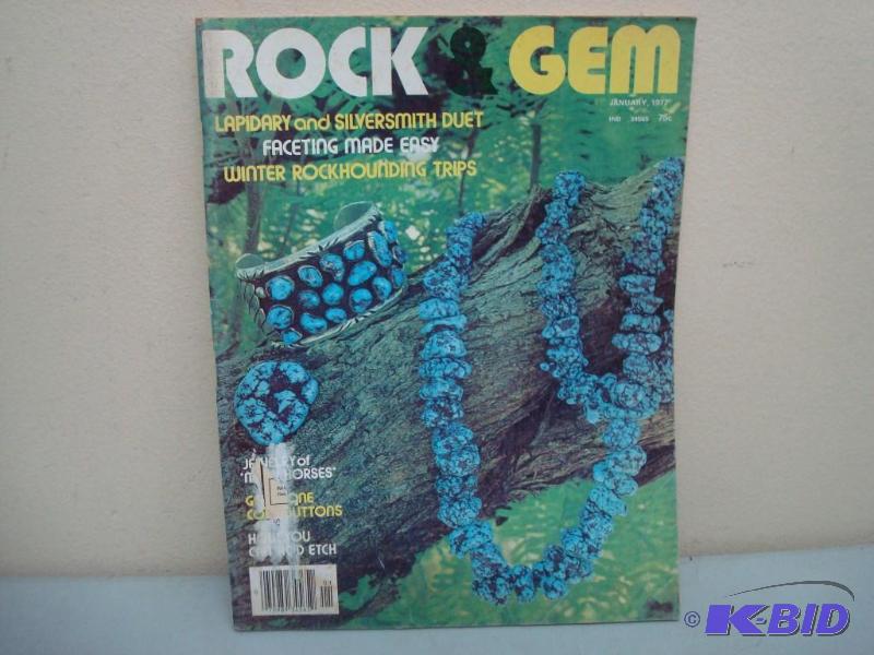 Vintage Rock &amp Gem Magazine, Some Wear, J...