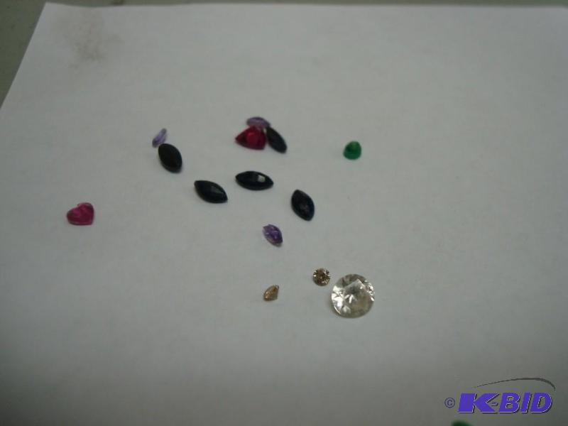 Lot Of Gems From Scraped Gold. Some Might Be ...